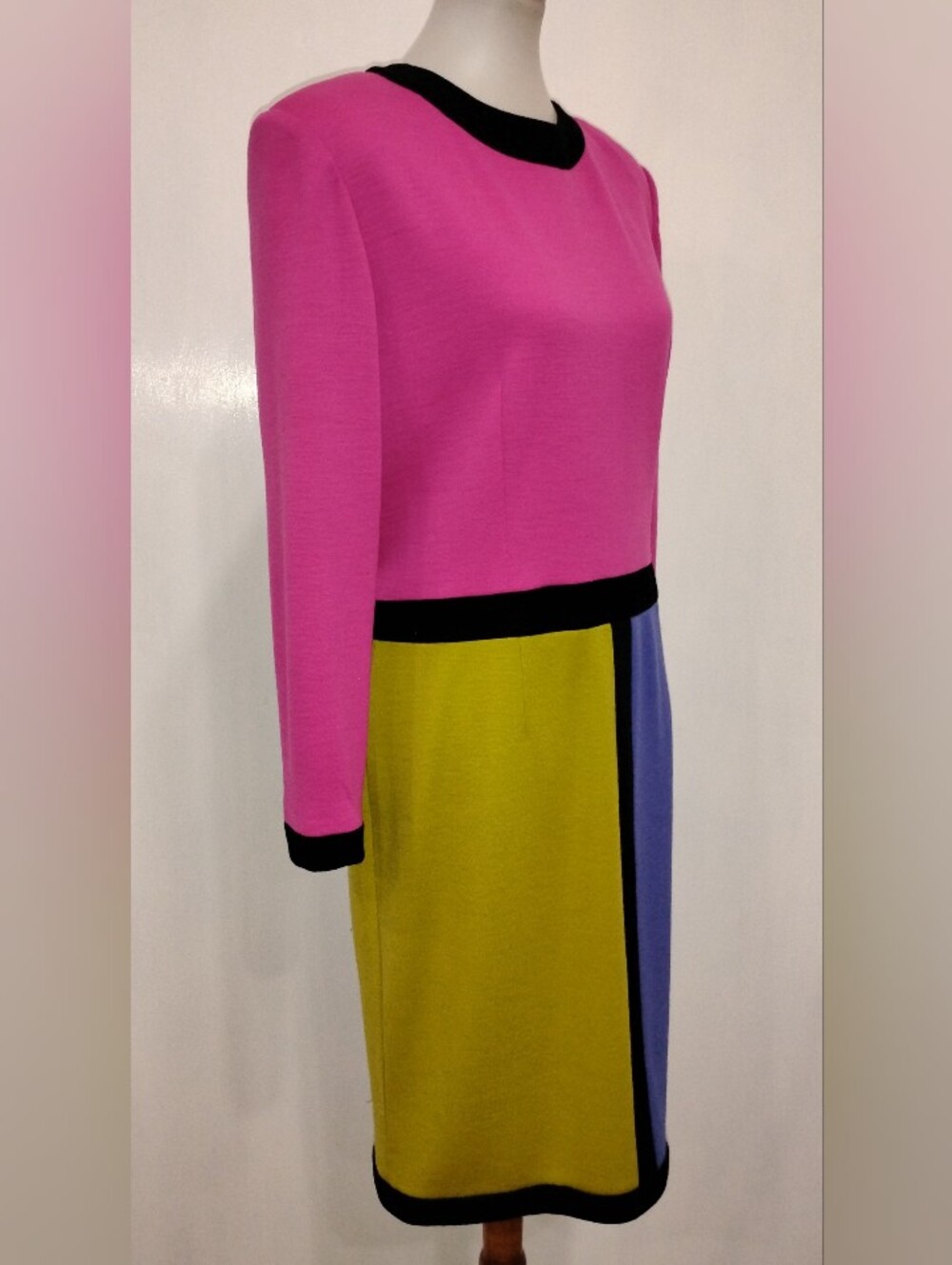 VINTAGE BALENA COLOR BLOCK DRESS